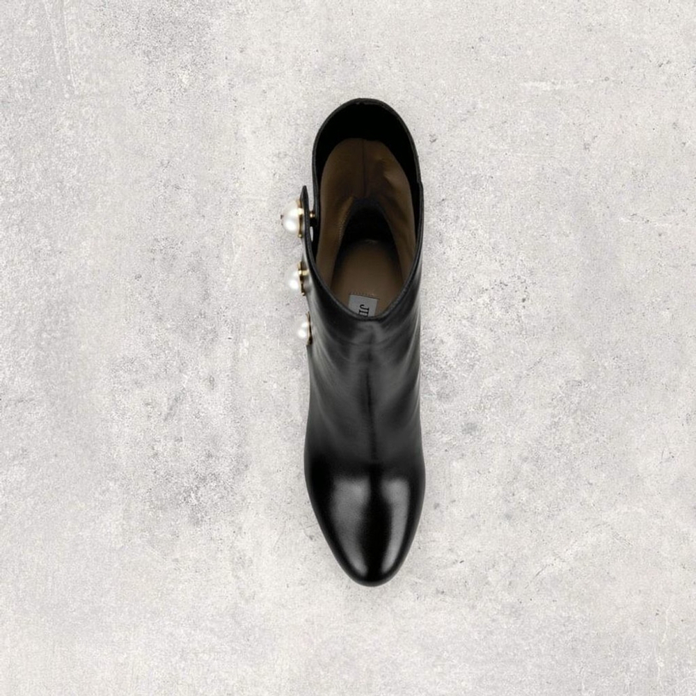 Jimmy Choo Rina 85 Leather Ankle Boots Size 38 (8) NIB - Picture 4 of 15